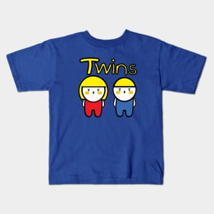 Twins Leo and Lola Kids T-Shirt